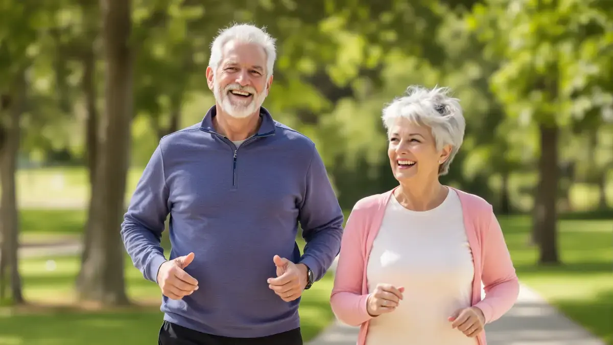 Vanaf 65 jaar overtreft jeffing hardlopen om de fysieke conditie te verbeteren