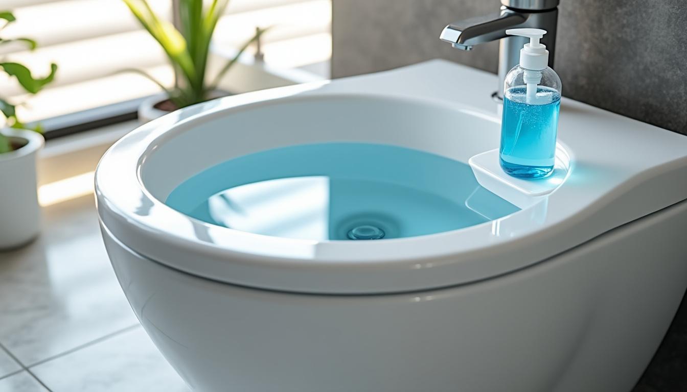 ontdek hoe afwasmiddel in het toilet een eenvoudige en effectieve oplossing is voor een schone en frisse wc.