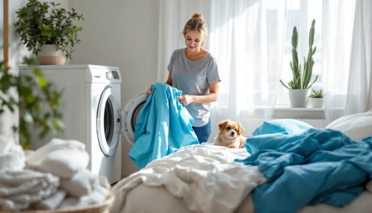 leer de ideale temperatuur om beddengoed te wassen en effectief huisstofmijt en allergenen te verwijderen voor een gezondere slaapomgeving.