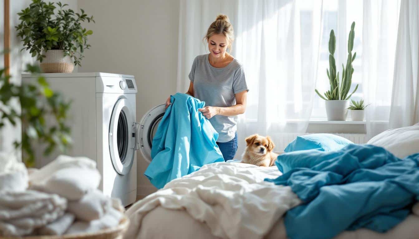 leer de ideale temperatuur om beddengoed te wassen en effectief huisstofmijt en allergenen te verwijderen voor een gezondere slaapomgeving.