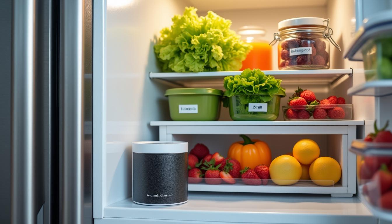 ontdek de weinig bekende maar zeer effectieve methode om uw koelkast moeiteloos schoon en fris te houden, voor een hygiënische en georganiseerde keuken.