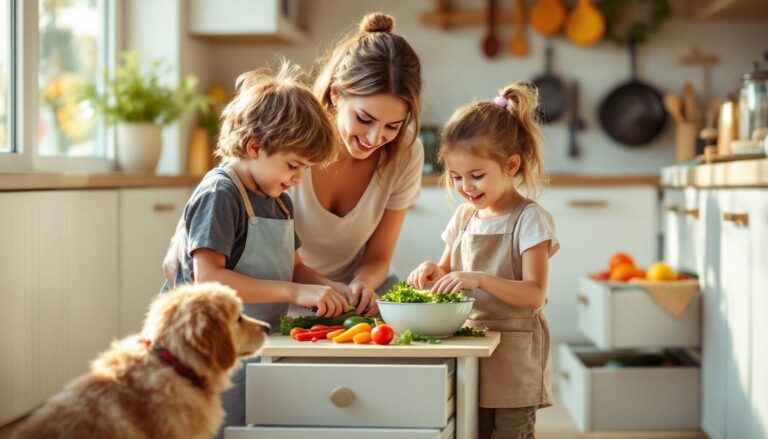 ontdek drie effectieve manieren om kinderen actief te betrekken bij dagelijkse taken en zo verantwoordelijkheid en zelfstandigheid te stimuleren.