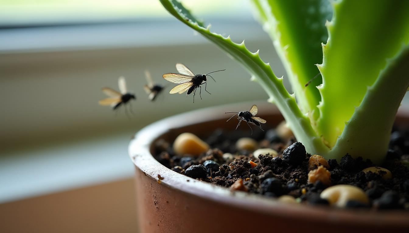 ontdek hoe één lepel van deze krachtige specerij rouwvliegjes bij planten effectief verdrijft en je planten gezond houdt.