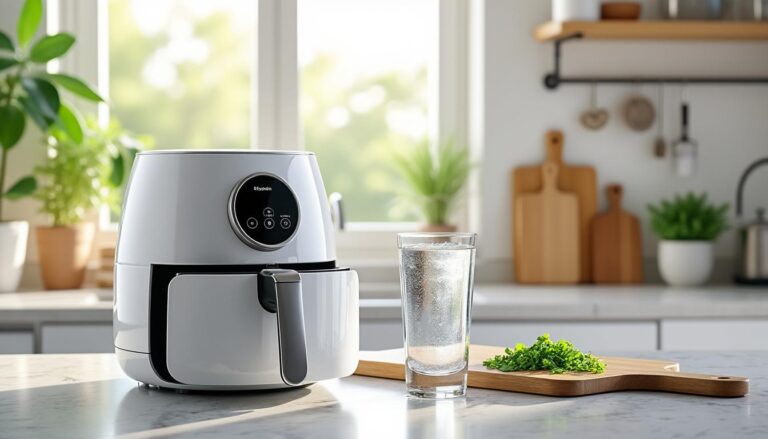 ontdek hoe je je airfryer snel en gemakkelijk schoonmaakt met slechts een glas water. eenvoudige tips voor een stralend resultaat in een mum van tijd.