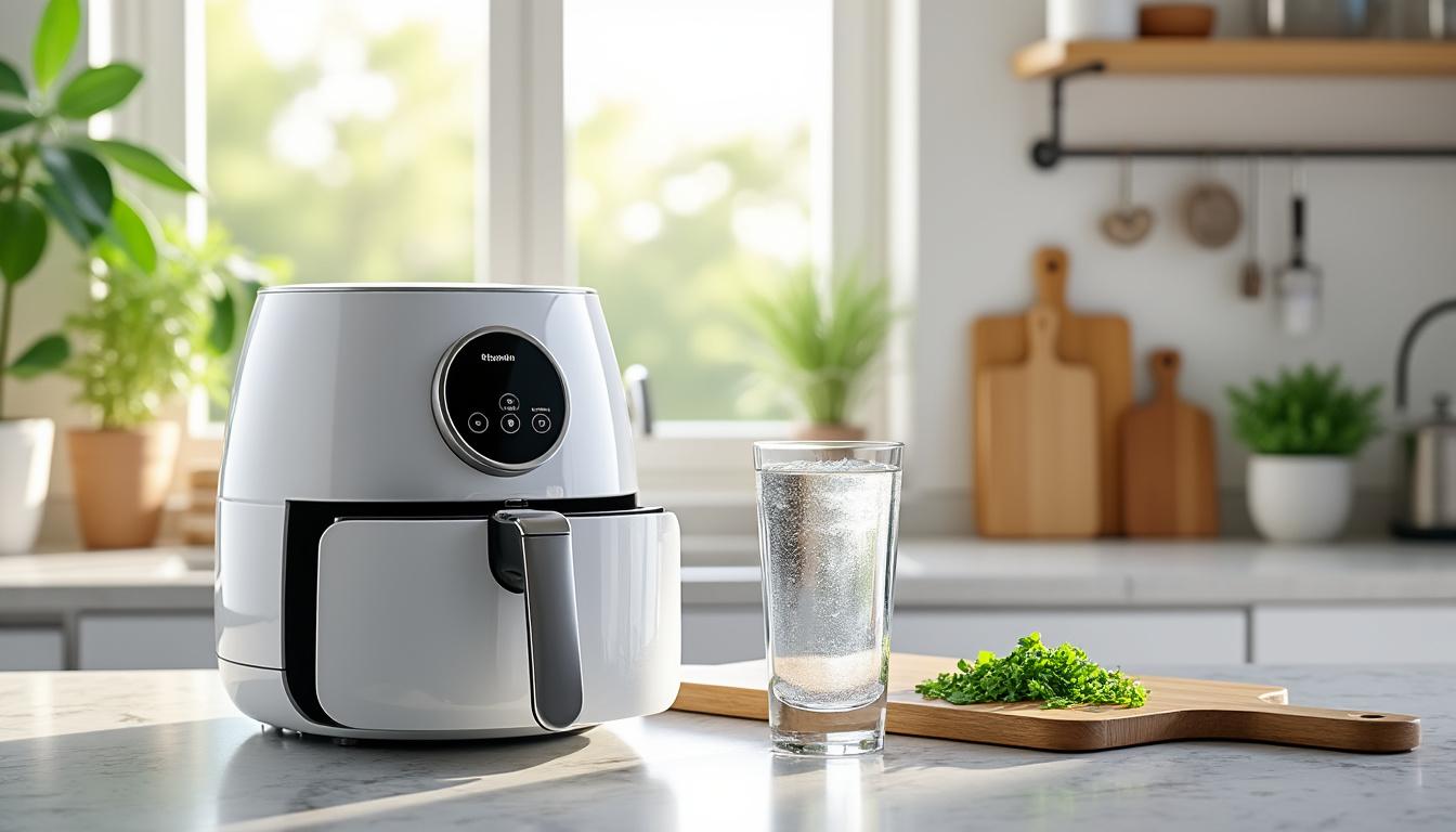 ontdek hoe je je airfryer snel en gemakkelijk schoonmaakt met slechts een glas water. eenvoudige tips voor een stralend resultaat in een mum van tijd.