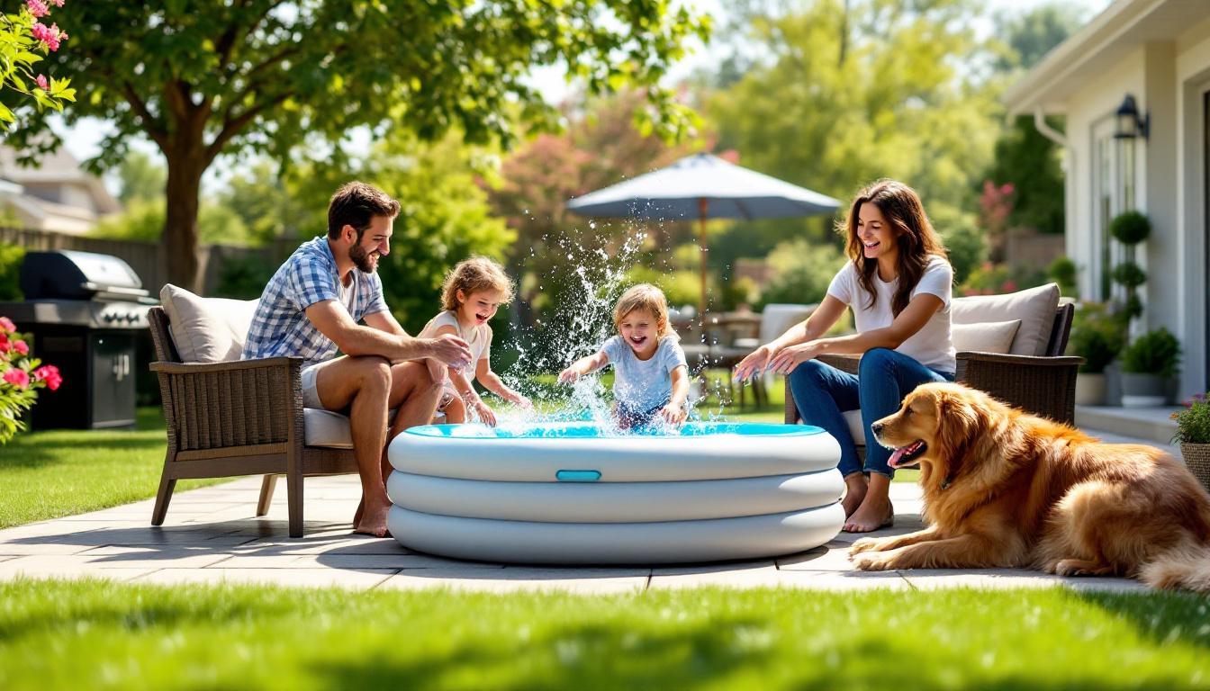 ontdek het revolutionaire accessoire dat een groot zwembad overbodig maakt en iedereen versteld doet staan. perfect voor plezier en ontspanning zonder veel ruimte.