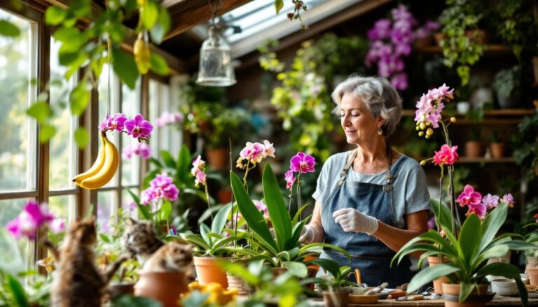 ontdek het geheim achter de hangende banaan die orchideeën doet opleven en geef je planten een nieuwe boost met deze verrassende methode.
