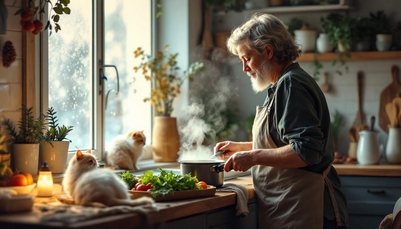 ontdek hoe je met een eenvoudige verandering in je kookgewoonten je huis deze winter op een natuurlijke en energiezuinige manier warmer houdt.