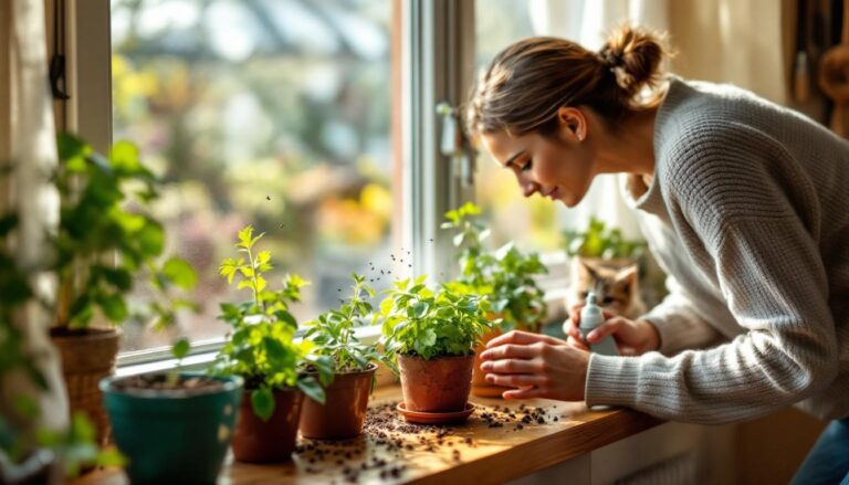 last van rouwvliegjes bij je kamerplanten? ontdek hoe deze keukenkruiden snel en effectief van de vervelende beestjes afhelpen.
