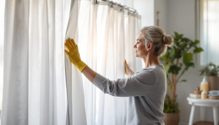 ontdek hoe je schimmelvlekken op je douchegordijn effectief verwijdert met onze slimme tip voor een frisse en schone vernieuwing!