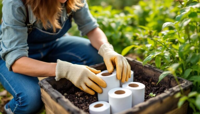 ontdek hoe je toilettenrolkokers kunt composteren om je tuin te verrijken en duurzamer te maken met deze slimme en eenvoudige hack.