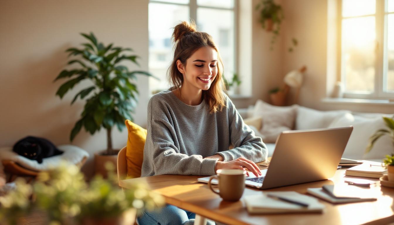 vier jaar onderzoek toont aan hoe thuiswerken ons geluk aanzienlijk verhoogt en bijdraagt aan een betere werk-privébalans.