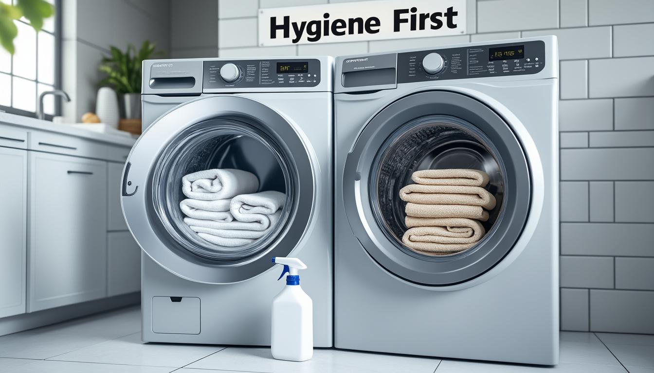 ontdek waarom het volgens experts geen goed idee is om keukendoeken en dweilen samen te wassen en hoe je ze het beste kunt reinigen voor optimale hygiëne.