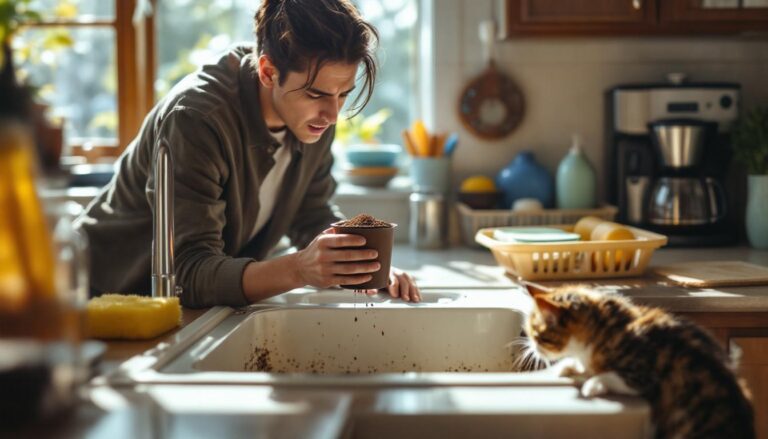 ontdek waarom het weggooien van koffiedik in de gootsteen onverwachte verstoppingen en andere problemen kan veroorzaken en leer betere manieren om koffiedik te verwijderen.