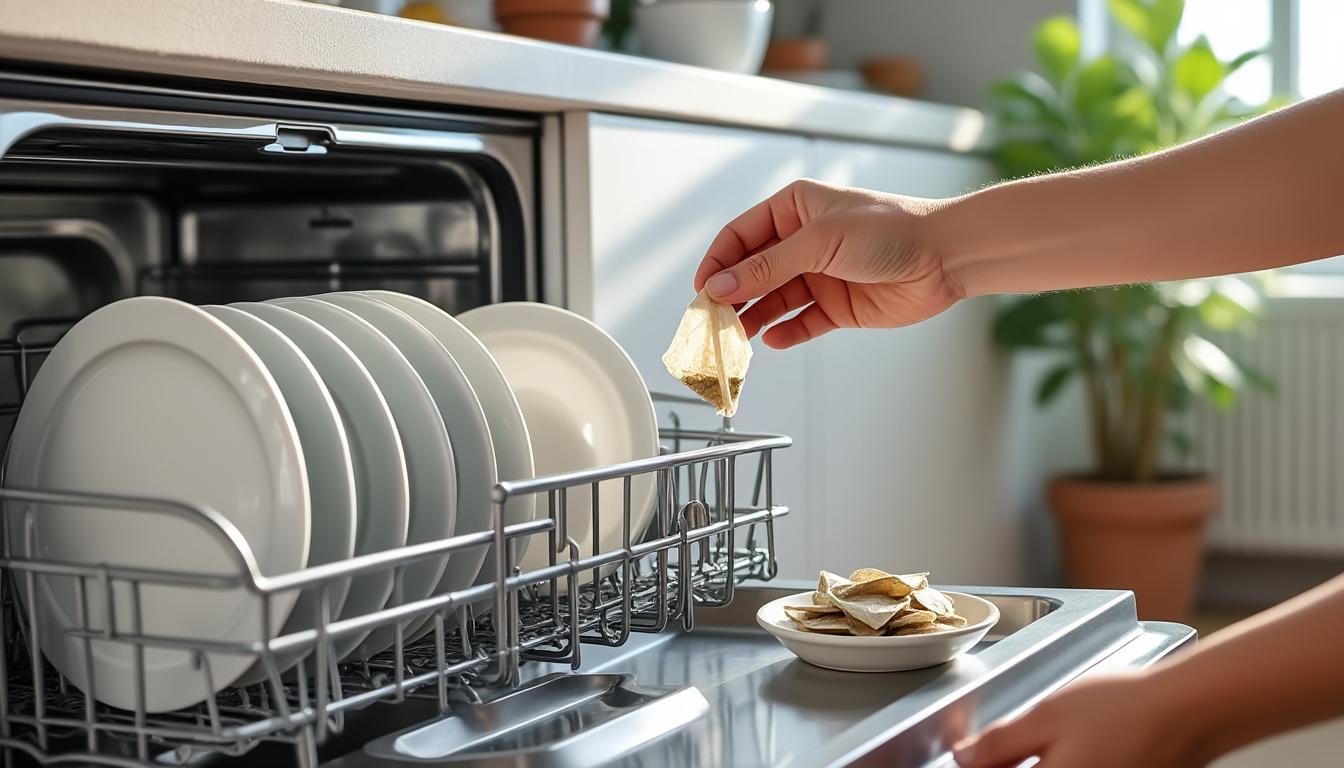 spoelt uw vaatwasser niet goed? ontdek deze eenvoudige truc met een theezakje die uw vaatwasser weer fris en schoon maakt.
