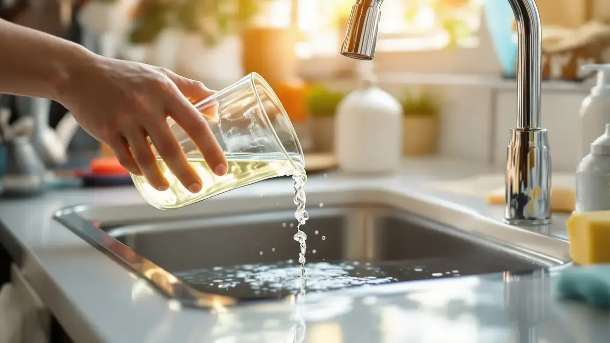 Noch azijn noch zuiveringszout: giet een half glas en de afvoer raakt bijna vanzelf schoon, leggen experts uit