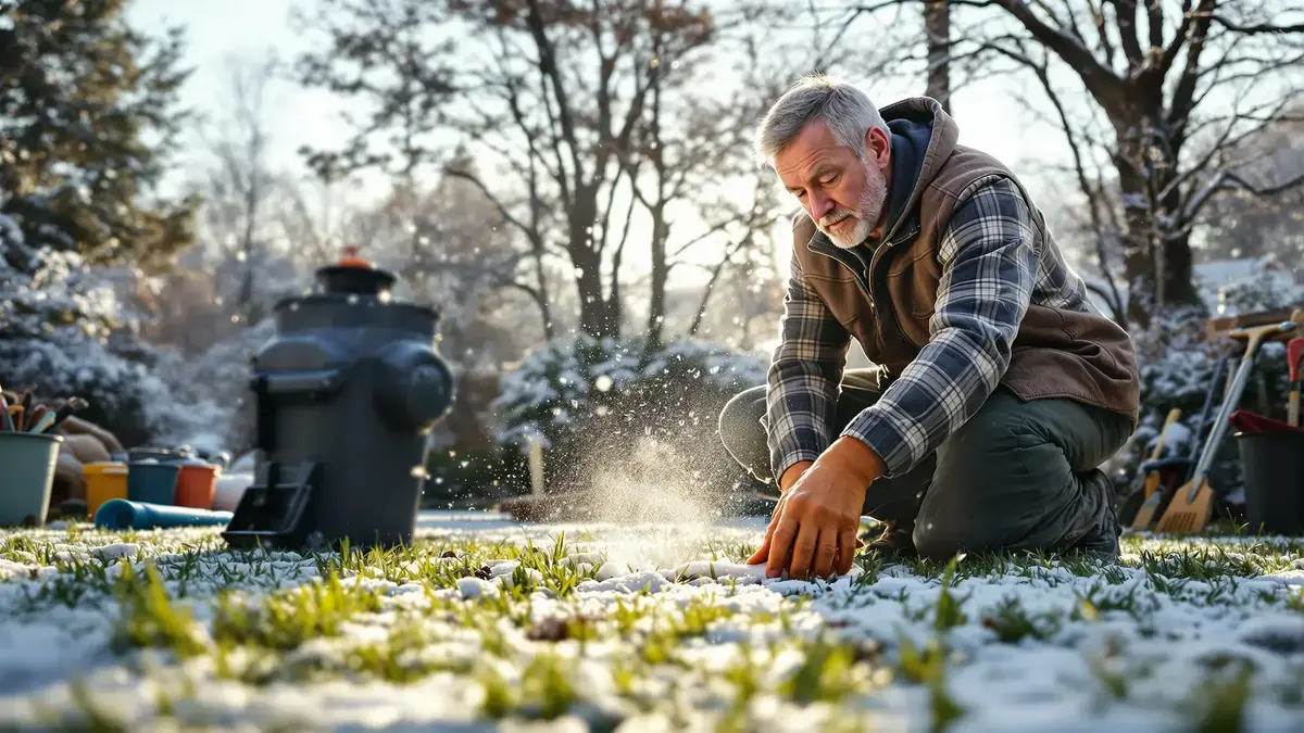 Afwasmiddel op het gazon in de winter: een controversiële tip onder de loep