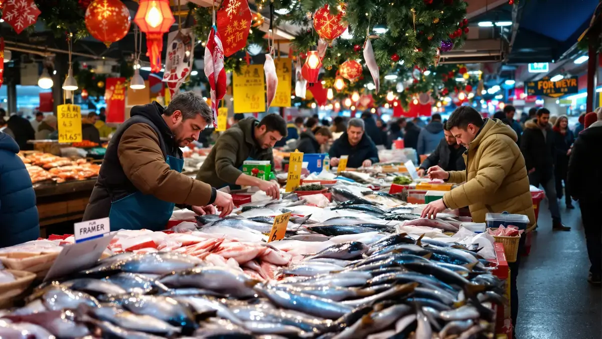 Waarom het beter is om tussen Kerst en Nieuwjaar geen vis te kopen
