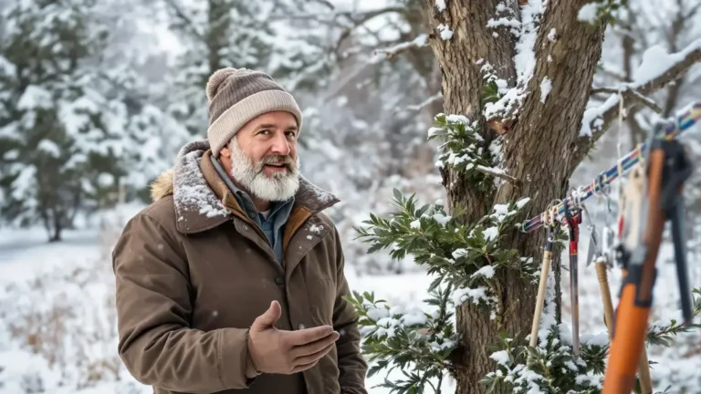 Deze boom mag vooral nooit in december worden gesnoeid, zo legt een hovenier uit