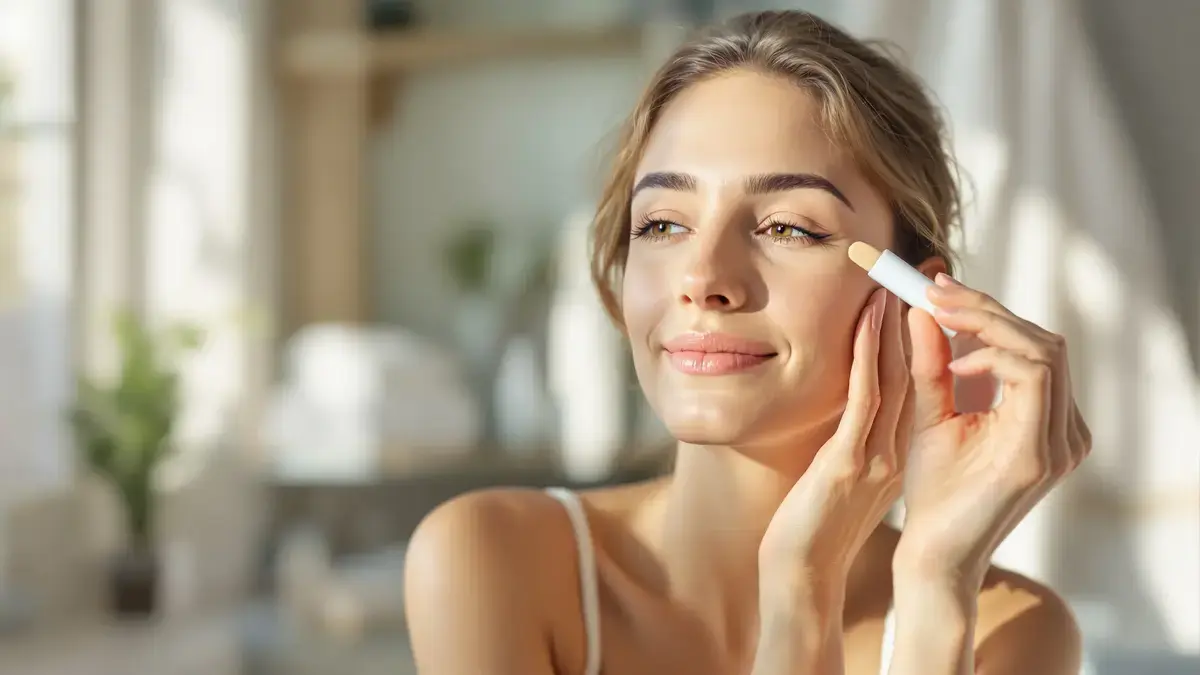 Deze techniek met concealer verbergt wallen zonder een dik of zwaar effect