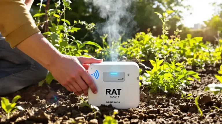 Een heel eenvoudig apparaat kan ratten ervan weerhouden zich in de tuin te vestigen