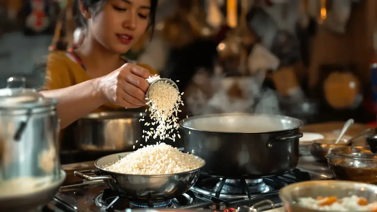 Een eenvoudige handeling uit Azië garandeert altijd perfect gekookte rijst