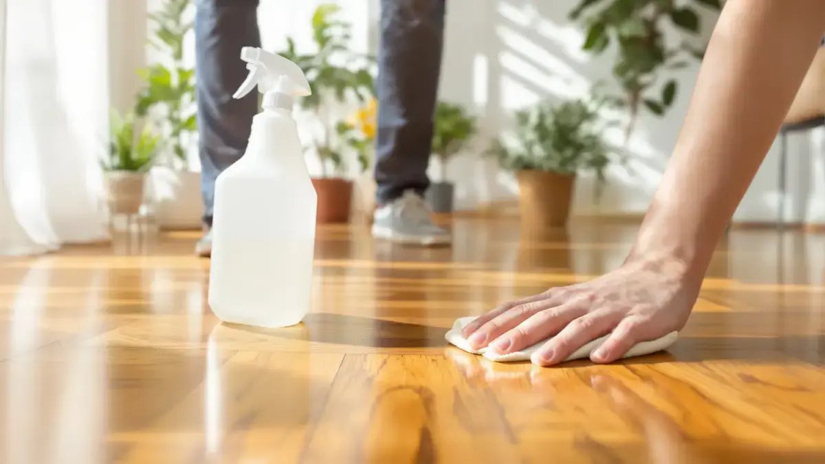 Noch azijn, noch was: de eenvoudige huistruc die parketvloeren laat glanzen als nieuw