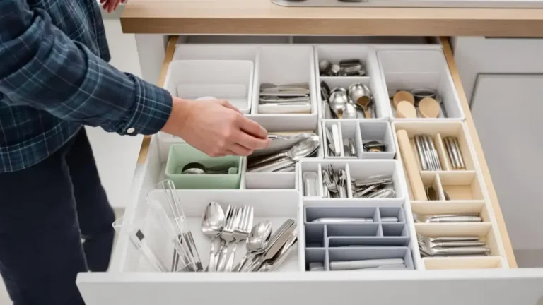 Deze eenvoudige methode transformeert de organisatie van de keukenlades
