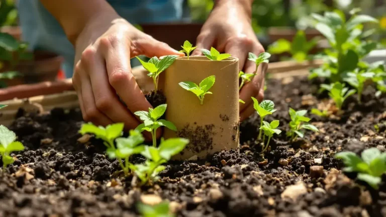Een eenvoudige wc-rol: de tuiniertip die de plantengroei verandert