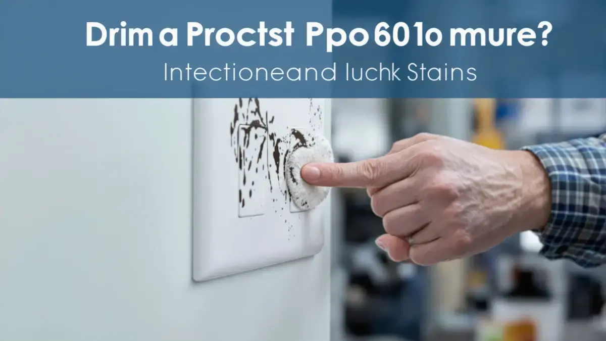 Elektriciens gebruiken deze eenvoudige truc om zwarte vlekken van schakelaars te verwijderen