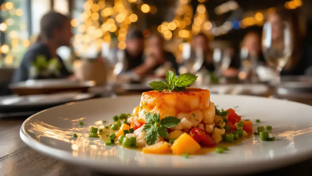 Elk nieuwjaar is deze Jakobsschelp- en zalmtartaar het onmisbare voorgerecht.