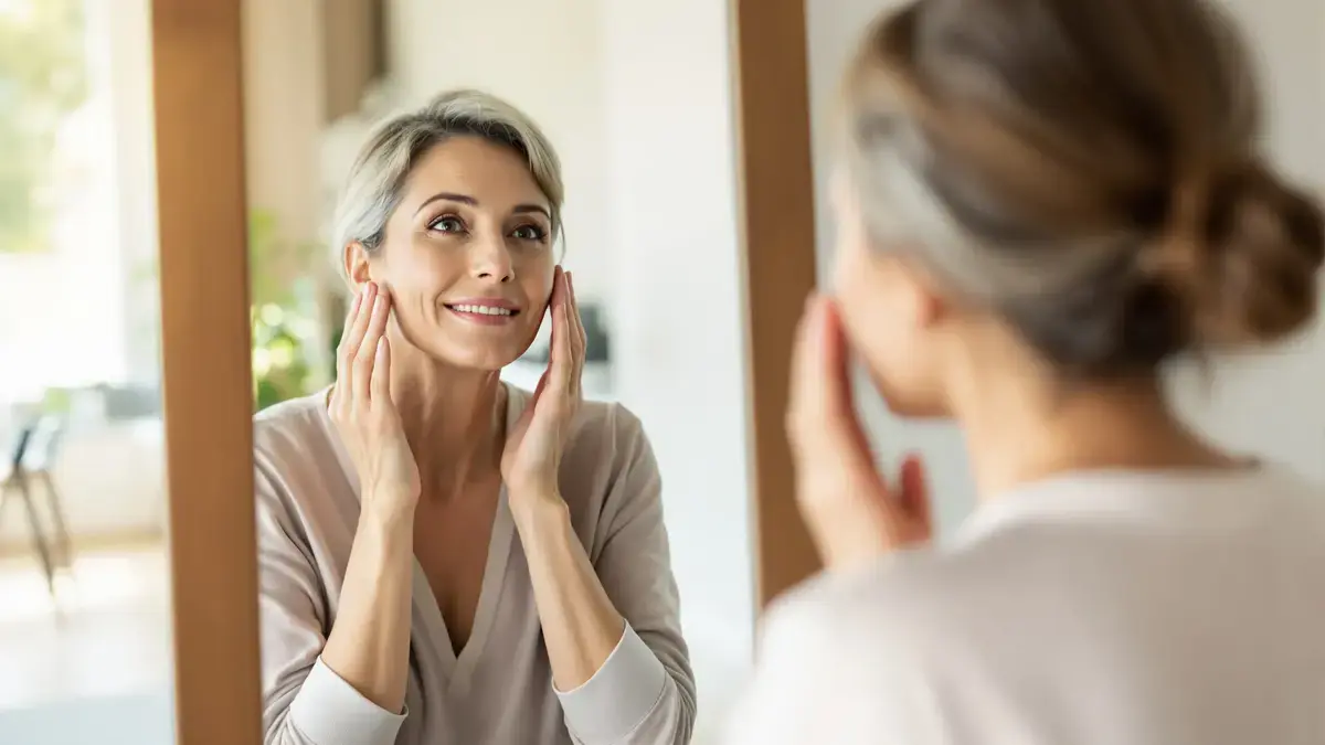 Gerichte gezichtsoefeningen verstevigen de gelaatstrekken na je vijftigste