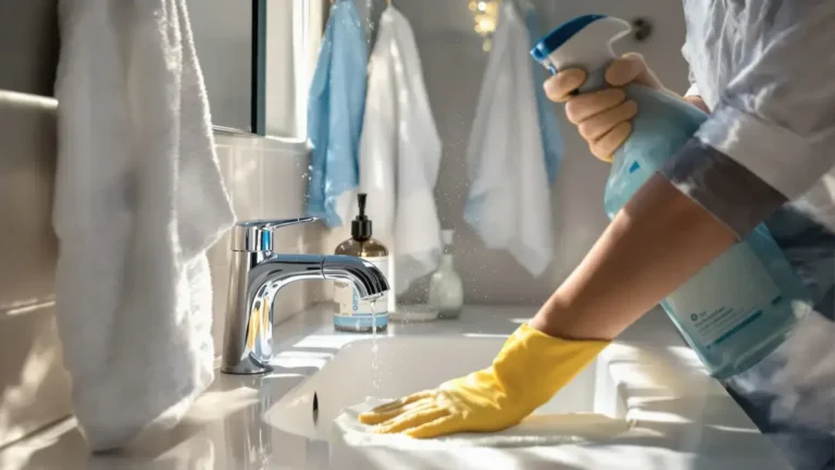 Een goed gerichte wekelijkse routine volstaat om de badkamer schoon te houden