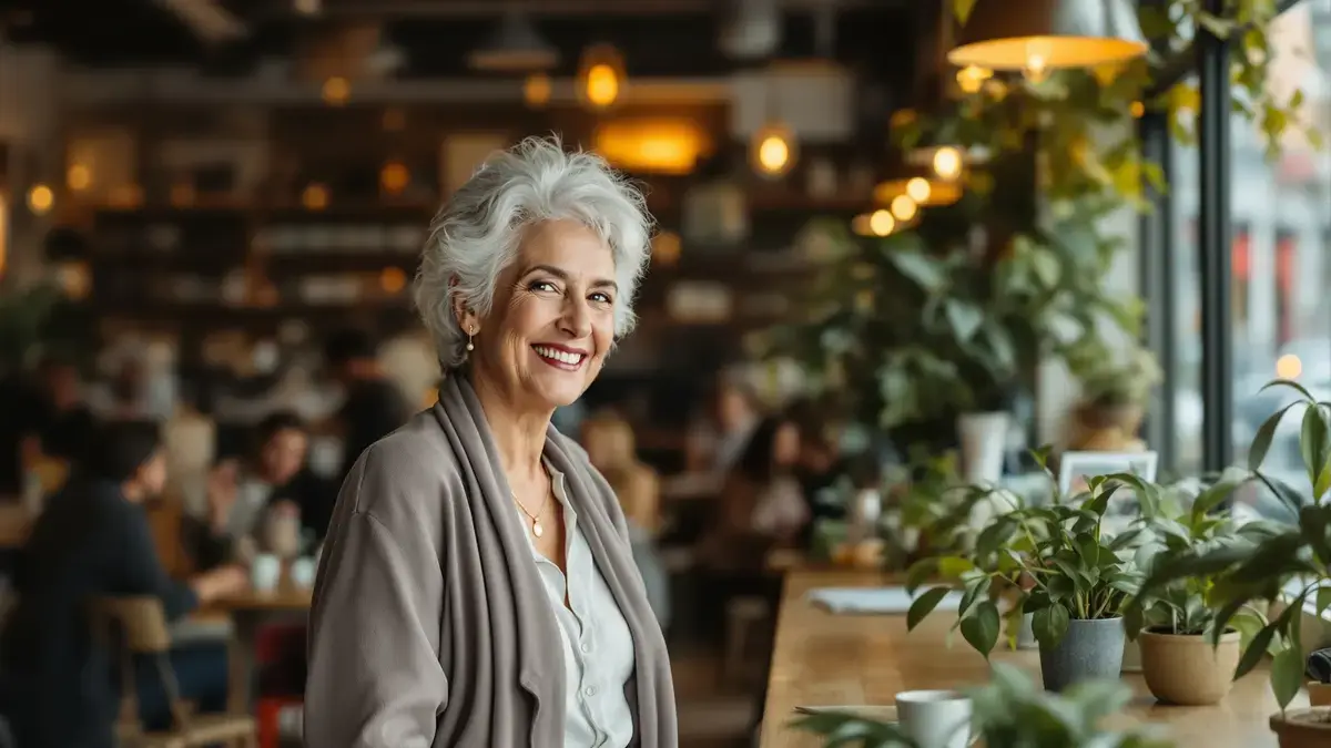 Grijs haar verandert van status: deze trend verbergt het zonder te verven