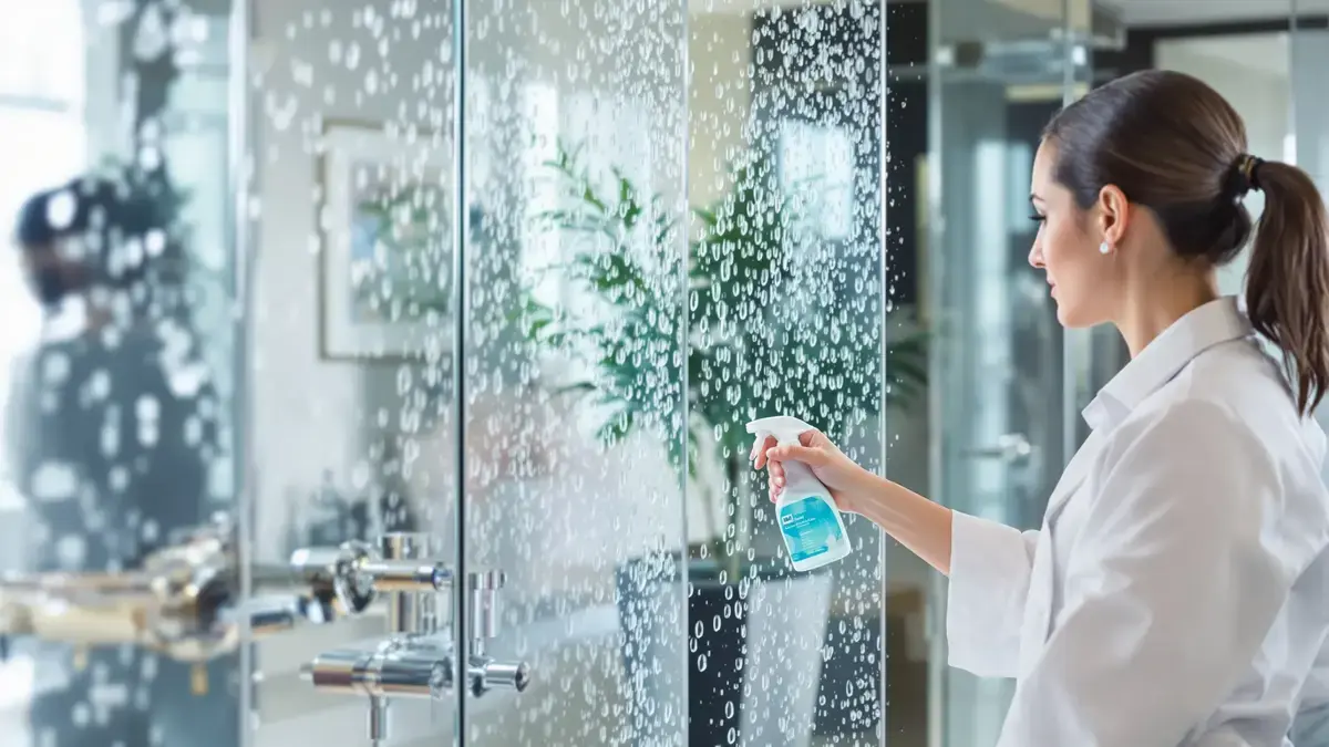 Grote hotels gebruiken dit trucje om douchewanden lang schoon te houden