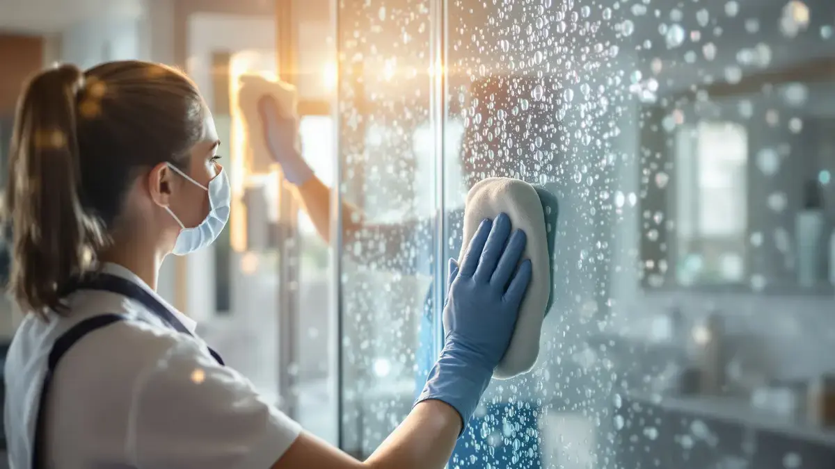 Hotels gebruiken deze eenvoudige methode voor vlekkeloze douchewanden