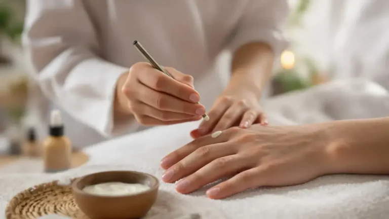 Schoonheidsspecialistes hydrateren droge handen met één ingrediënt