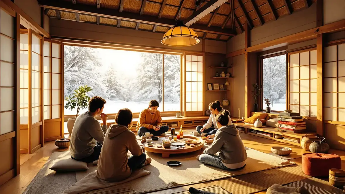 Zonder centrale verwarming blijven Japanse huizen in de winter warm dankzij in Europa weinig bekende principes