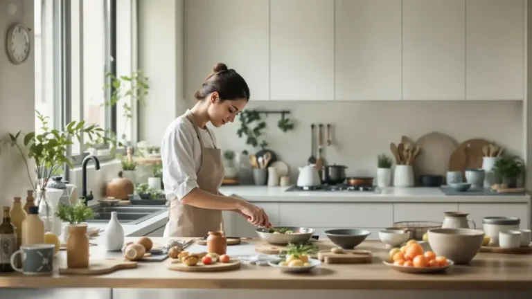 De Japanse regel Ma maakt het mogelijk om een keuken schoon te houden zonder voortdurende inspanning