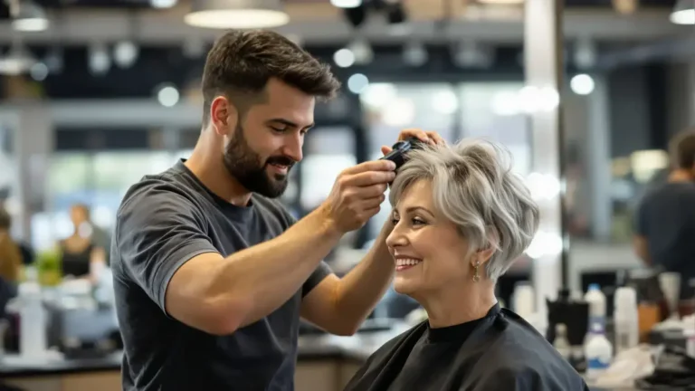 Na 20 jaar in het vak ziet deze kapper nog steeds dezelfde coupe die mensen na hun 50e zichtbaar jonger maakt