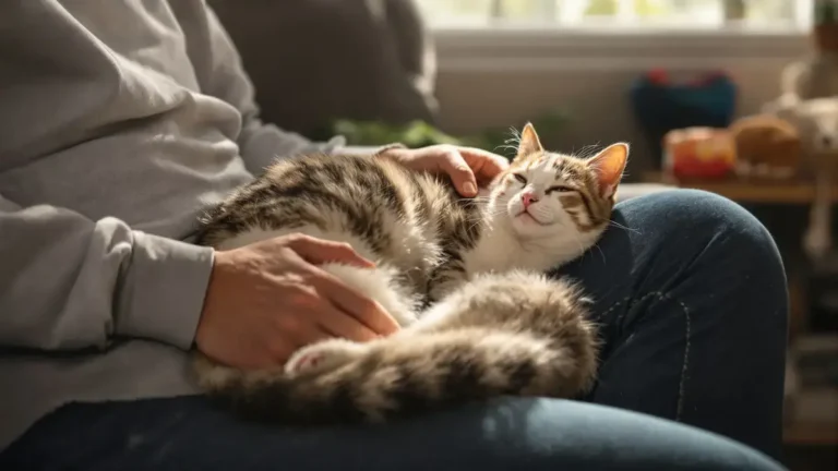 Deze precieze gebaren waarmee een kat zijn genegenheid toont