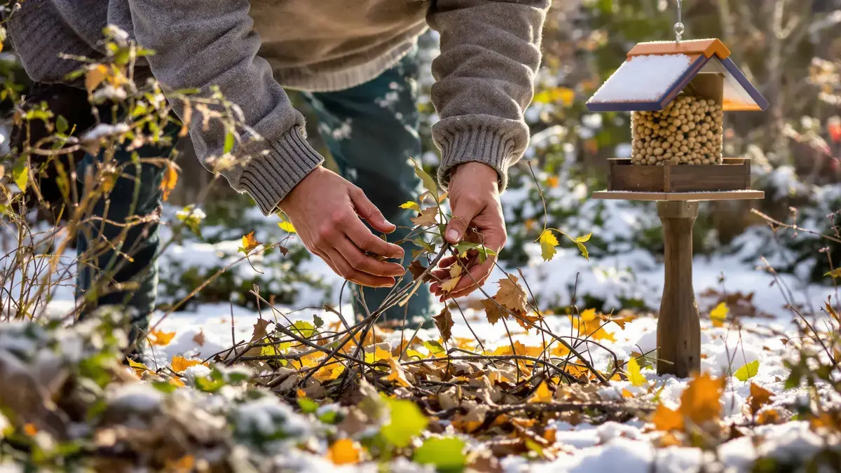 Een klein gebaar in de tuin kan de overleving van wilde dieren in de winter verbeteren