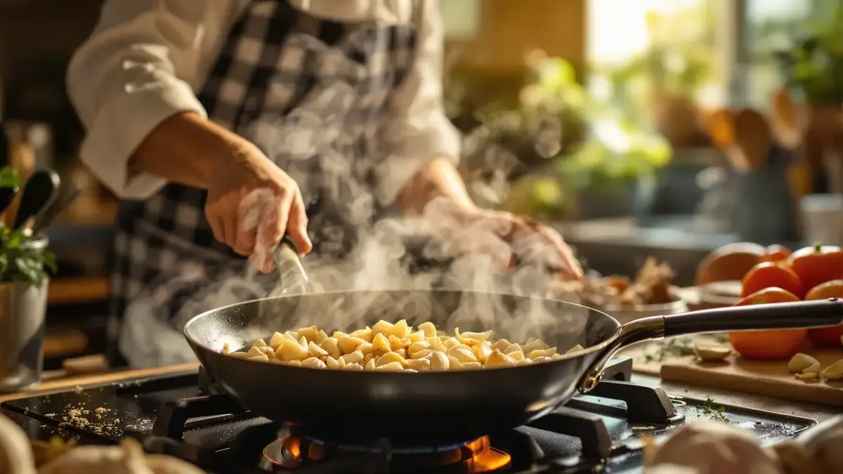 Moeilijk te verteren, knoflook wordt lichter dankzij dit gebaar van de chef-kok