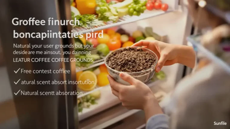 Koffiedik absorbeert effectief geuren in de koelkast