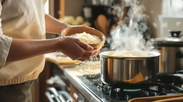 Dit detail over het koken van rijst, goed bekend in Azië, wordt bij ons vaak genegeerd