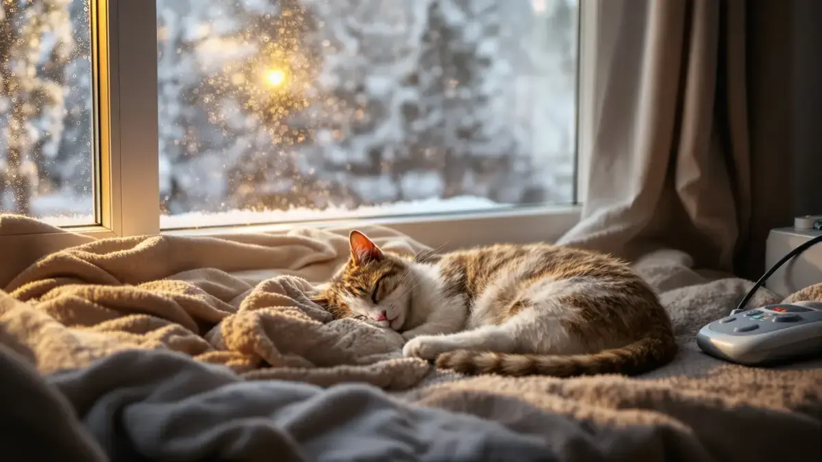 Koude binnenshuis: de precieze drempel vanaf wanneer een kat thermisch ongemak begint te ervaren