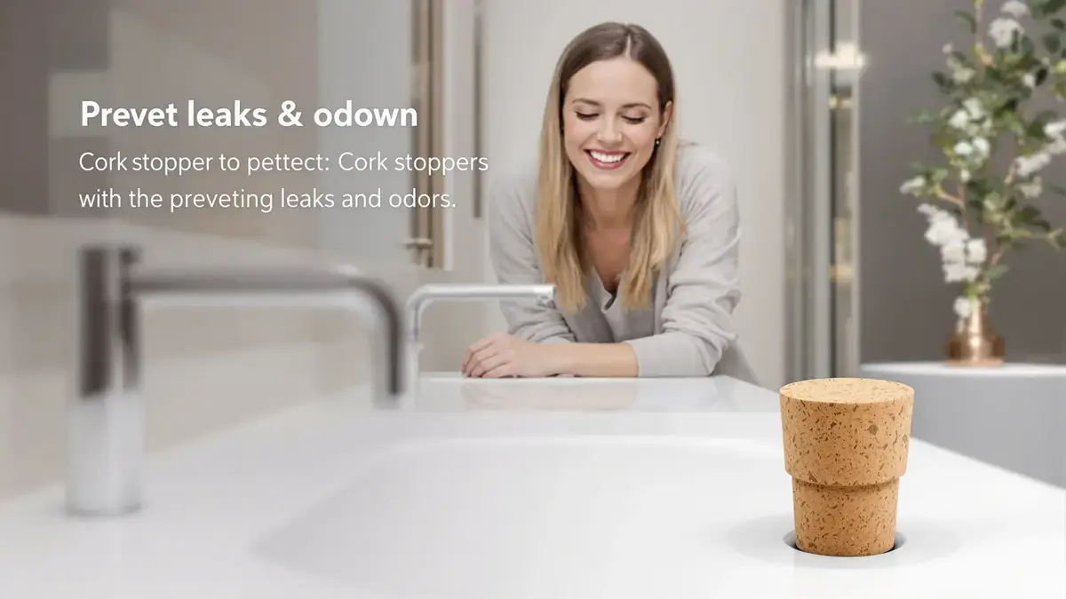 Sinds ik hier een kurken stop heb geplaatst, is dit probleem in de badkamer verdwenen