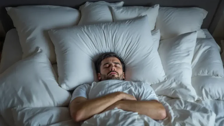 Te veel kussens verstoren de uitlijning van de wervelkolom tijdens de slaap