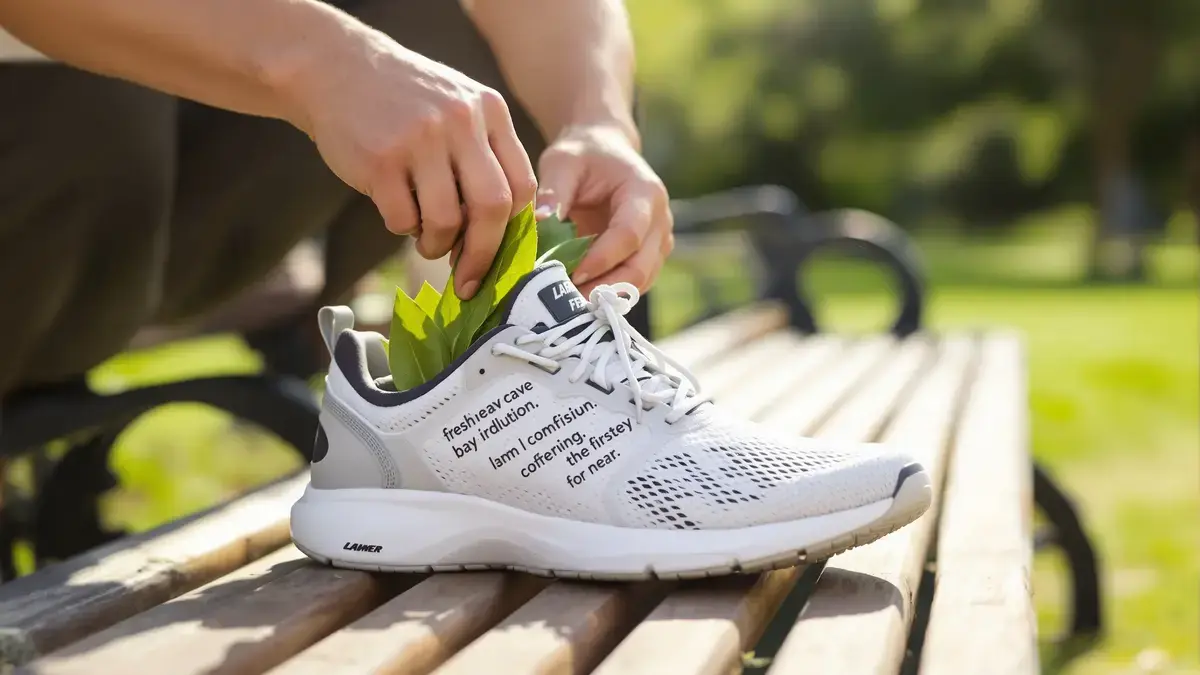 Laurier in de schoenen beïnvloedt vochtigheid en geuren