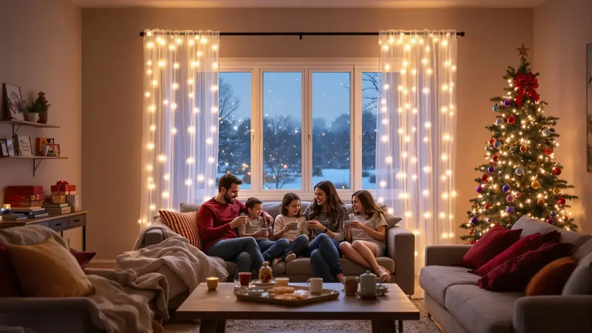 Voor minder dan €10 lanceert Action een lichtgordijn dat de kerstdecoratie in een oogwenk kan omtoveren